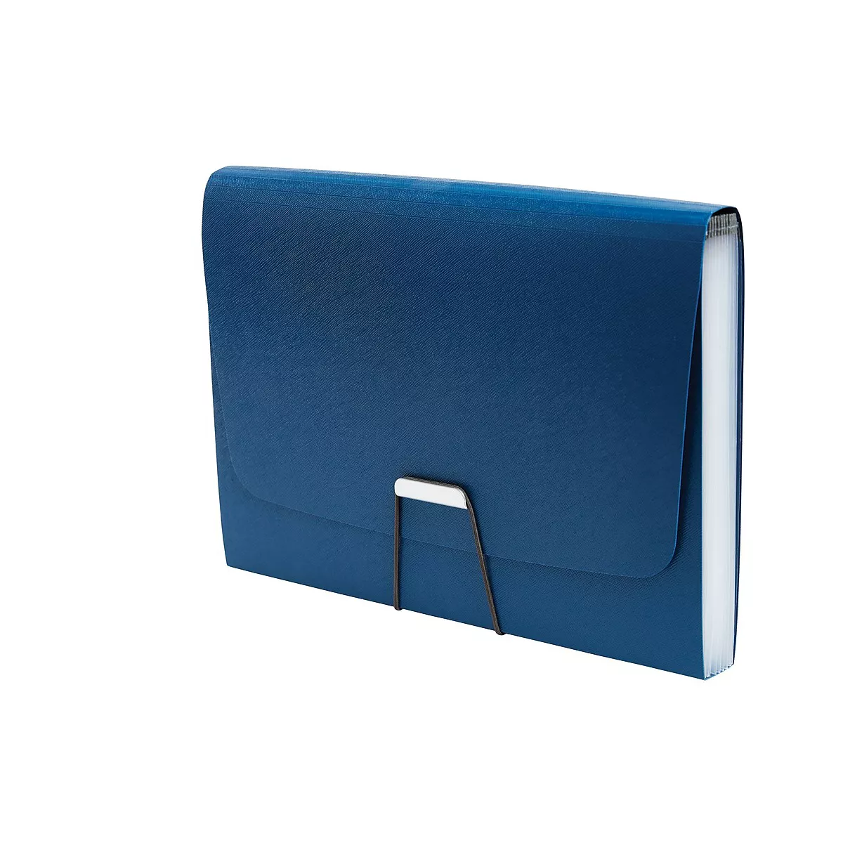Staples Plastic 13-Pocket Reinforced Expanding Folder Letter Size Blue TR52014/52014