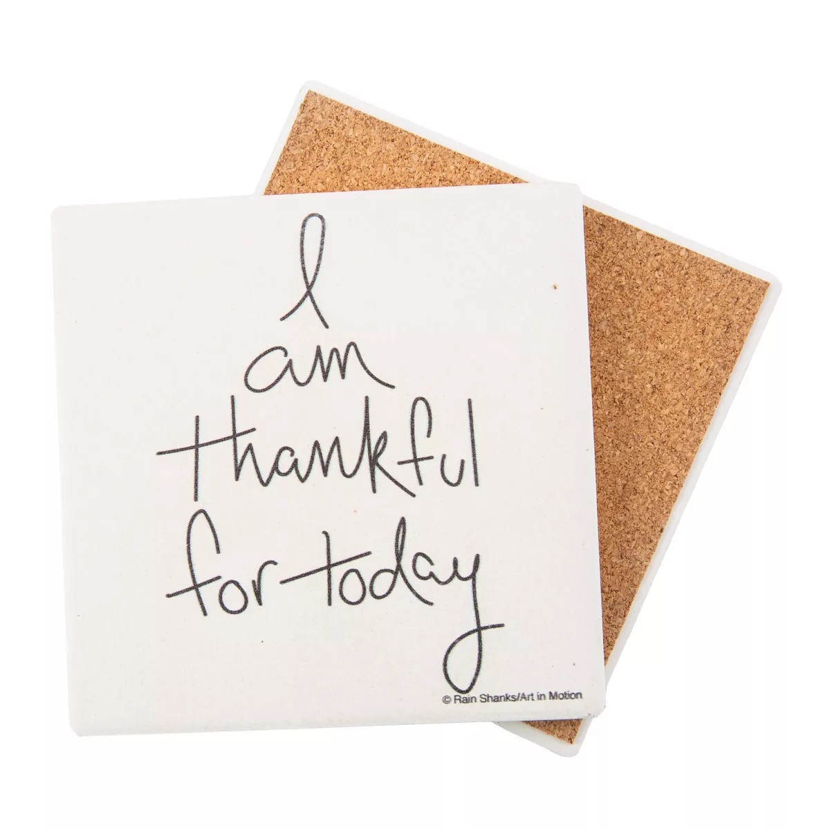 4pk Ceramic Thankful For Today Coasters - Thirstystone