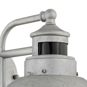 John Timberland Outdoor Wall Light Fixture Farmhouse Galvanized 9