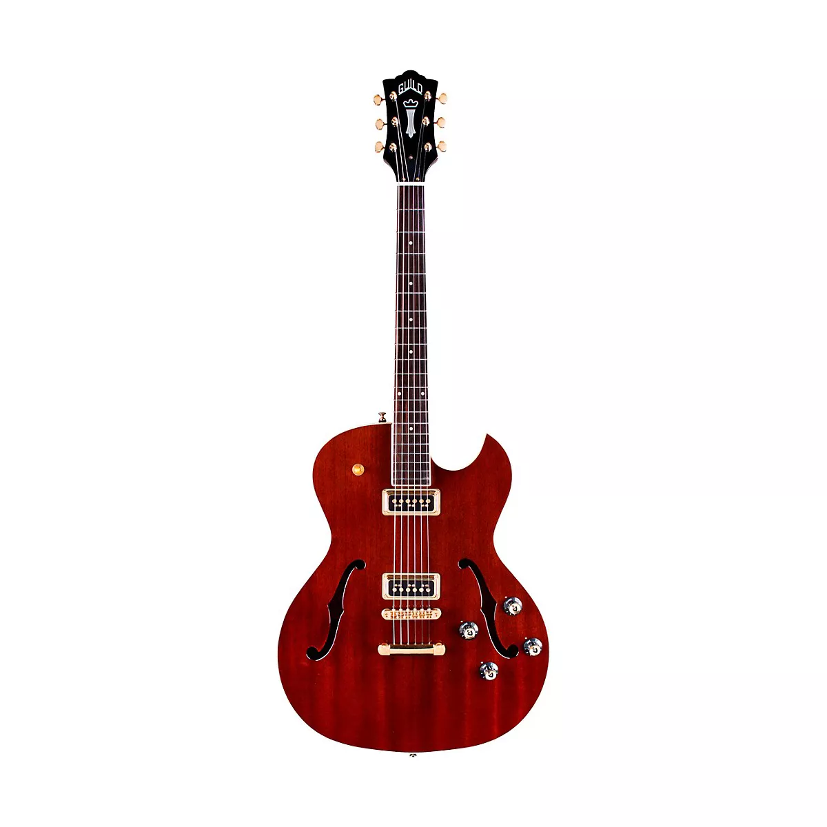 Guild Starfire II ST Dynasonic RB Semi-Hollowbody Electric Guitar Brown