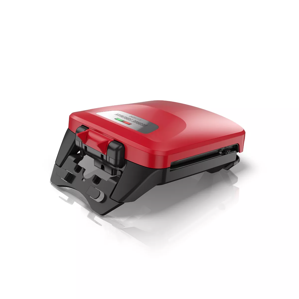George Foreman Rapid Grill Series 4-Serving Removable Plate Electric Indoor Grill and Panini Press - Red RPGF3602RD