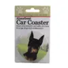 Car Coaster 2.5" Miniature Pinscher Coaster Absorbant E & S Pet - Coasters