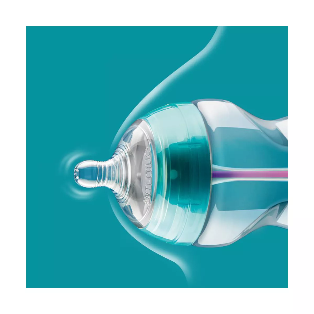 Tommee Tippee Advanced Anti-Colic Baby Bottle with Newborn Pacifier - 0-2 Months - 5oz