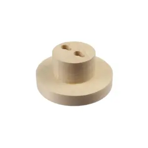 Design Ideas Button Wall Hook – Wall Mounted Organization – Maple Wood, 2.8