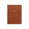 Vegan Leather Journal Terra Cotta Thoughts - DesignWorks Ink