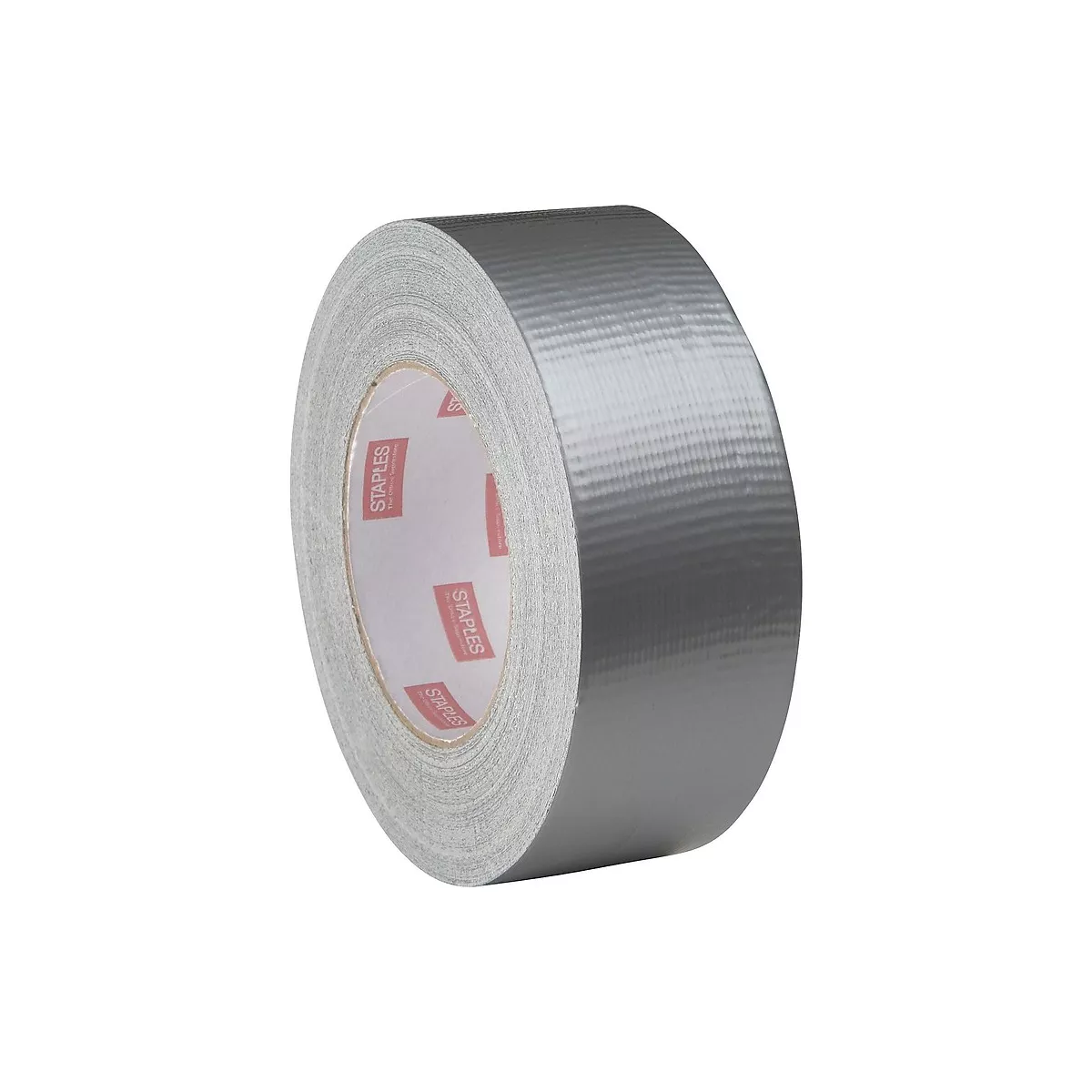 Staples Acrylic Utility Duct Tape Std Grade Silver 2" x 60 yds 1 Rl 468389