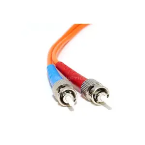 Monoprice Fiber Optic Cable - 10 Meter - Orange | LC to ST OM1, 62.5/125 Type, Multi Mode, Duplex