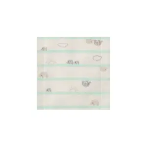 Gerber Baby 8pk Elephants Flannel Burp Cloth Set - Green