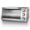 BLACK+DECKER 4 Slice Natural Convection Toaster Oven - Stainless Steel TO1745SSG