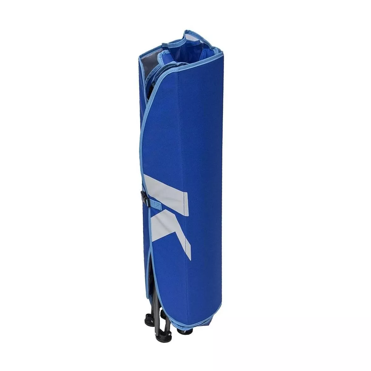Kelsyus Premium Portable Camping Folding Lawn Chairs with Canopy, Blue & Black