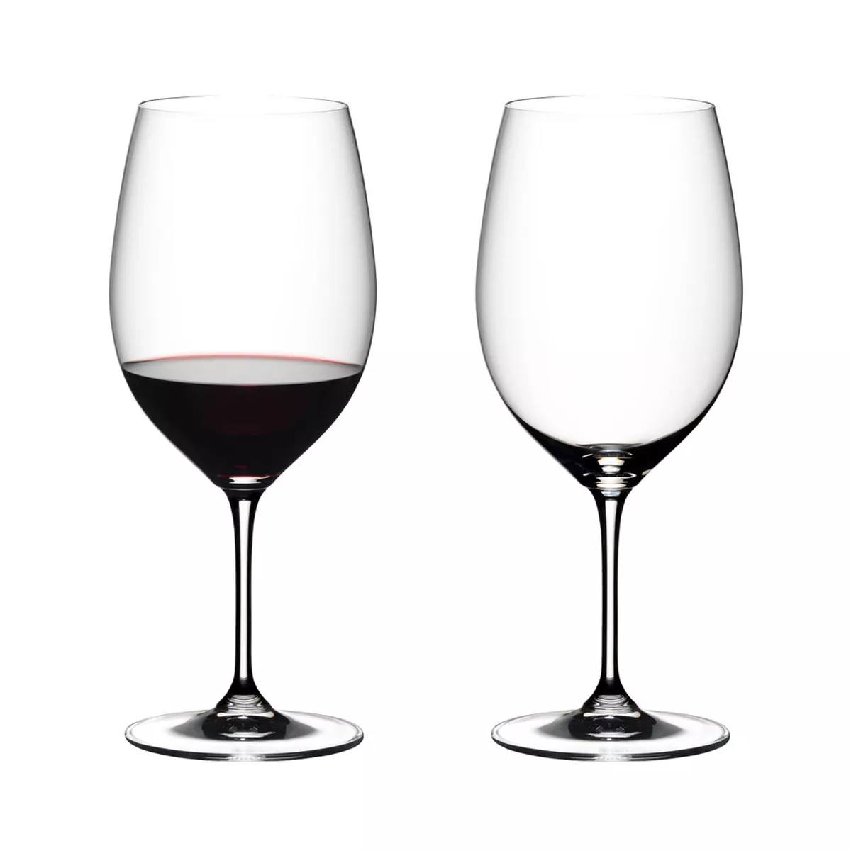 Riedel 6416/0-POL Vinum Cabernet, Souvignon, Merlot, Bordeaux Dishwasher Safe Crystal Red Wine Glass Stemware with Microfiber Polishing Cloth (8 Pack)