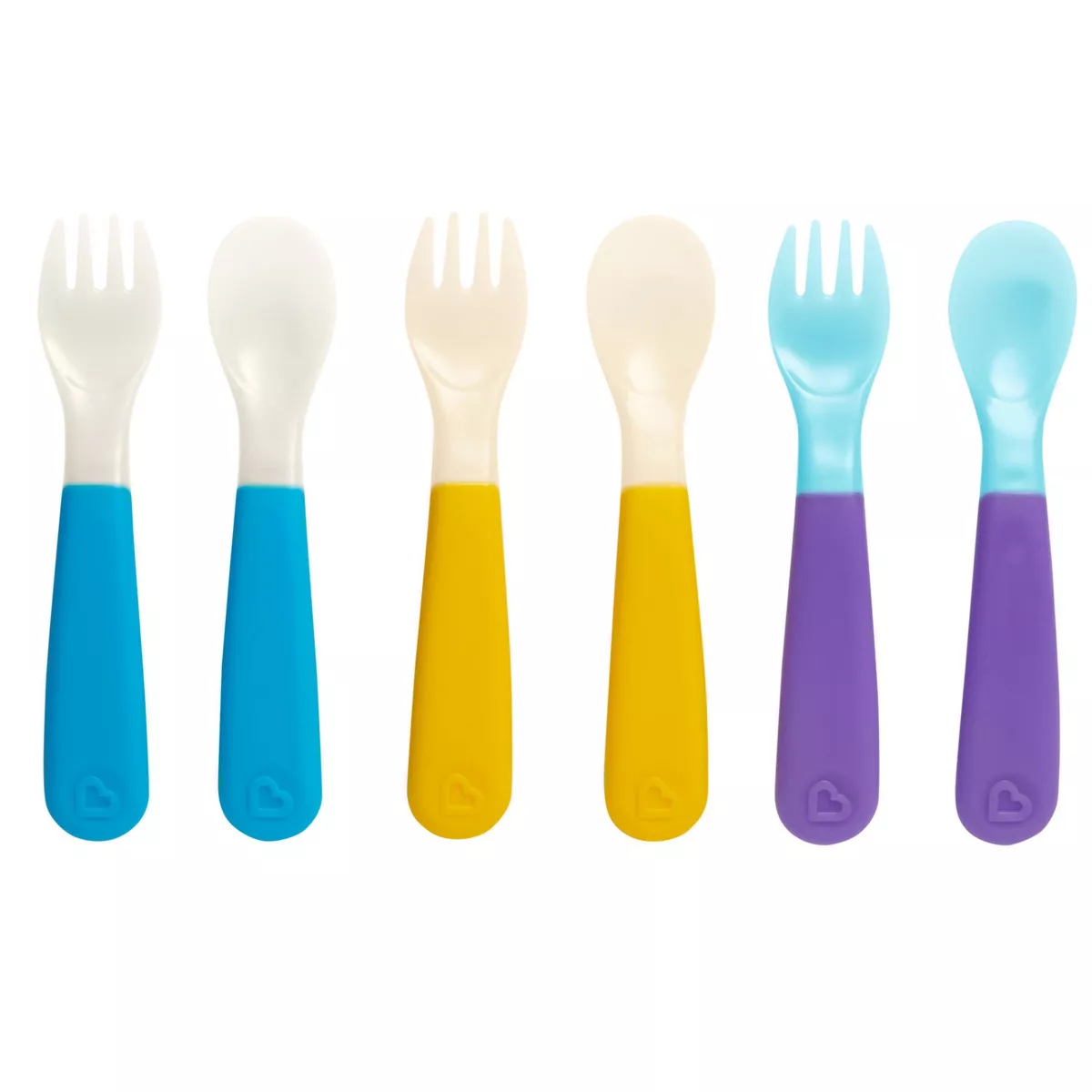Munchkin ColorReveal Color Changing Toddler Forks and Spoons - 6pk
