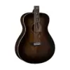 Luna Guitars Art Vintage Folk Acoustic Guitar Distressed Vintage Brownburst