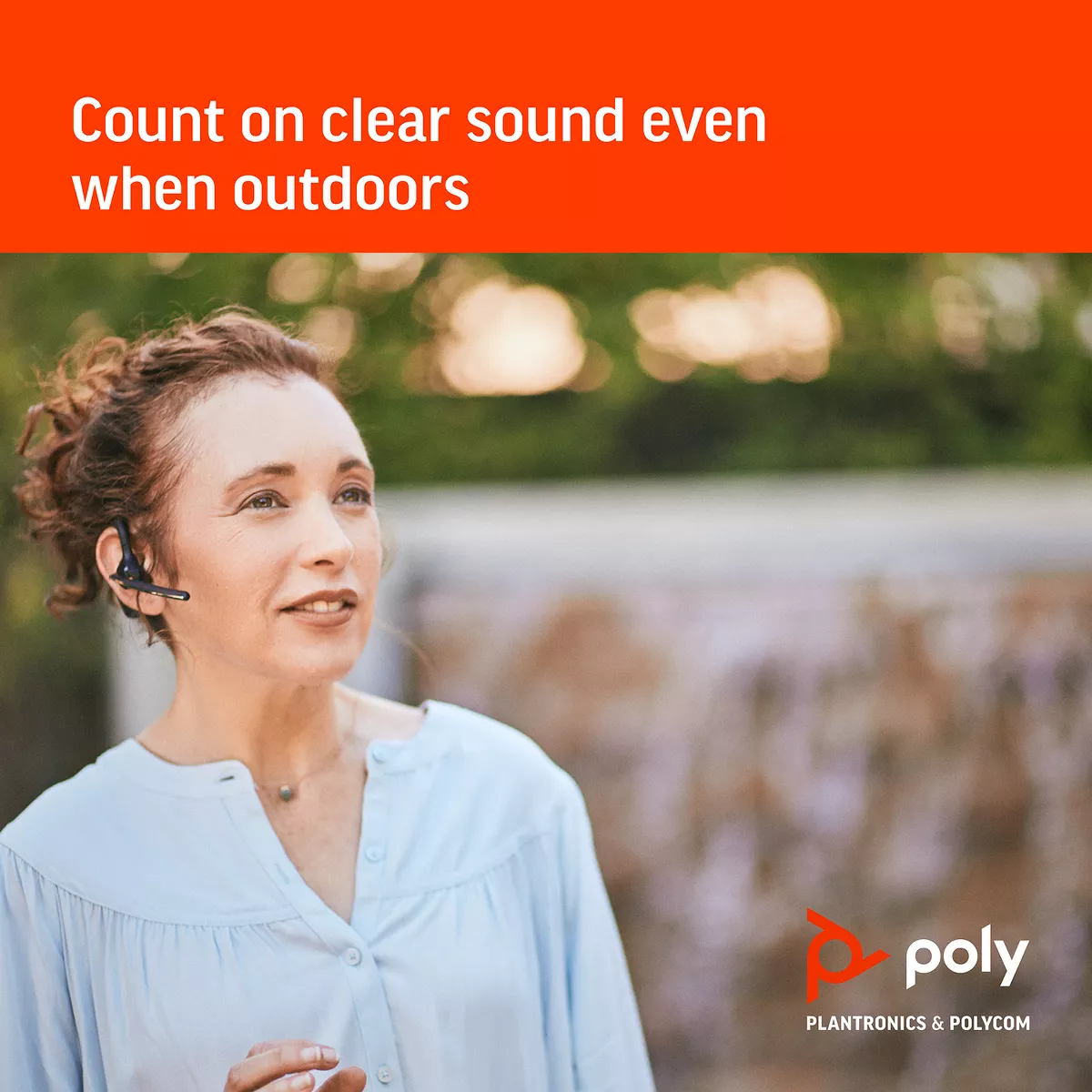 Plantronics Voyager 5200 - Noise Cancelling Bluetooth Headset Earpiece - Cell / Mobile Phone Headset - Plantronics a Poly Company