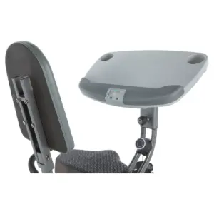 Exerpeutic Workfit 1000 Desk Station Folding Exercise Bike with Pulse