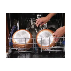Gotham Steel Cast Textured Copper 3pc Stacking Cookware Set