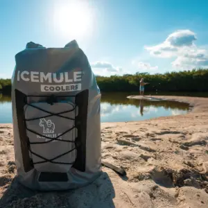 IceMule 1310 Pro Pack Strong and Durable Outdoor Water Resistant Travel Sized Camping Accessory Storage Pouch and Dry Bag, Grey