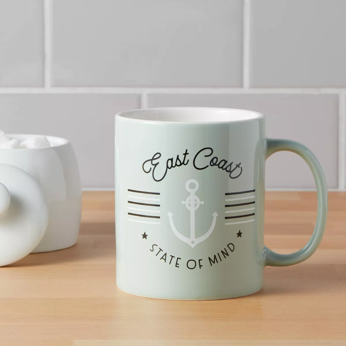 15oz Stoneware East Coast State of Mind Mug - Room Essentials™