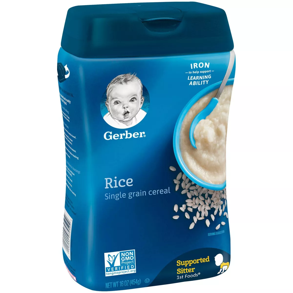 Gerber Single Grain Rice Baby Cereal - 16oz