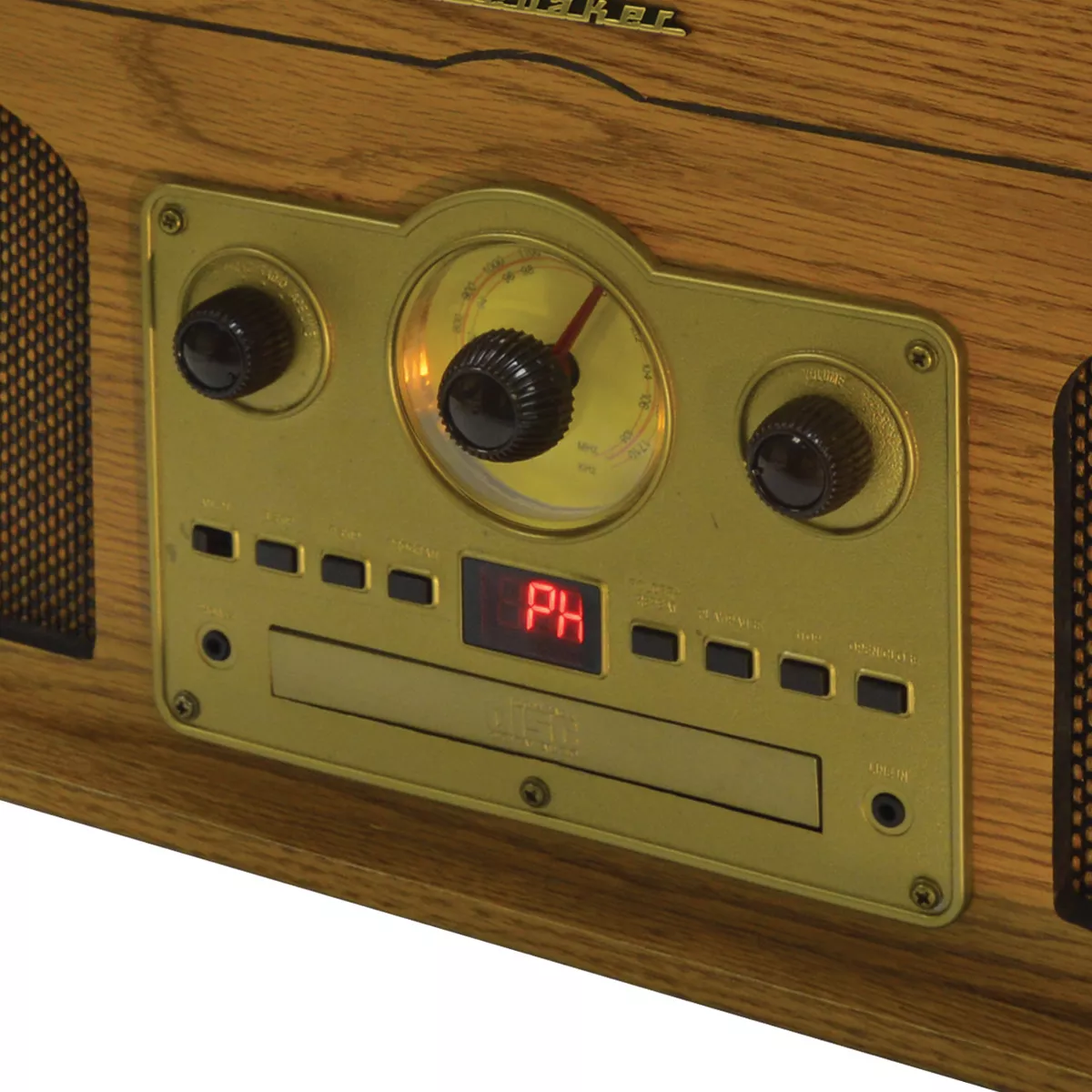 Studebaker 5 in 1 Music System - Turntable, AM/FM Radio, CD, Cassette and Aux-in (SB6080)