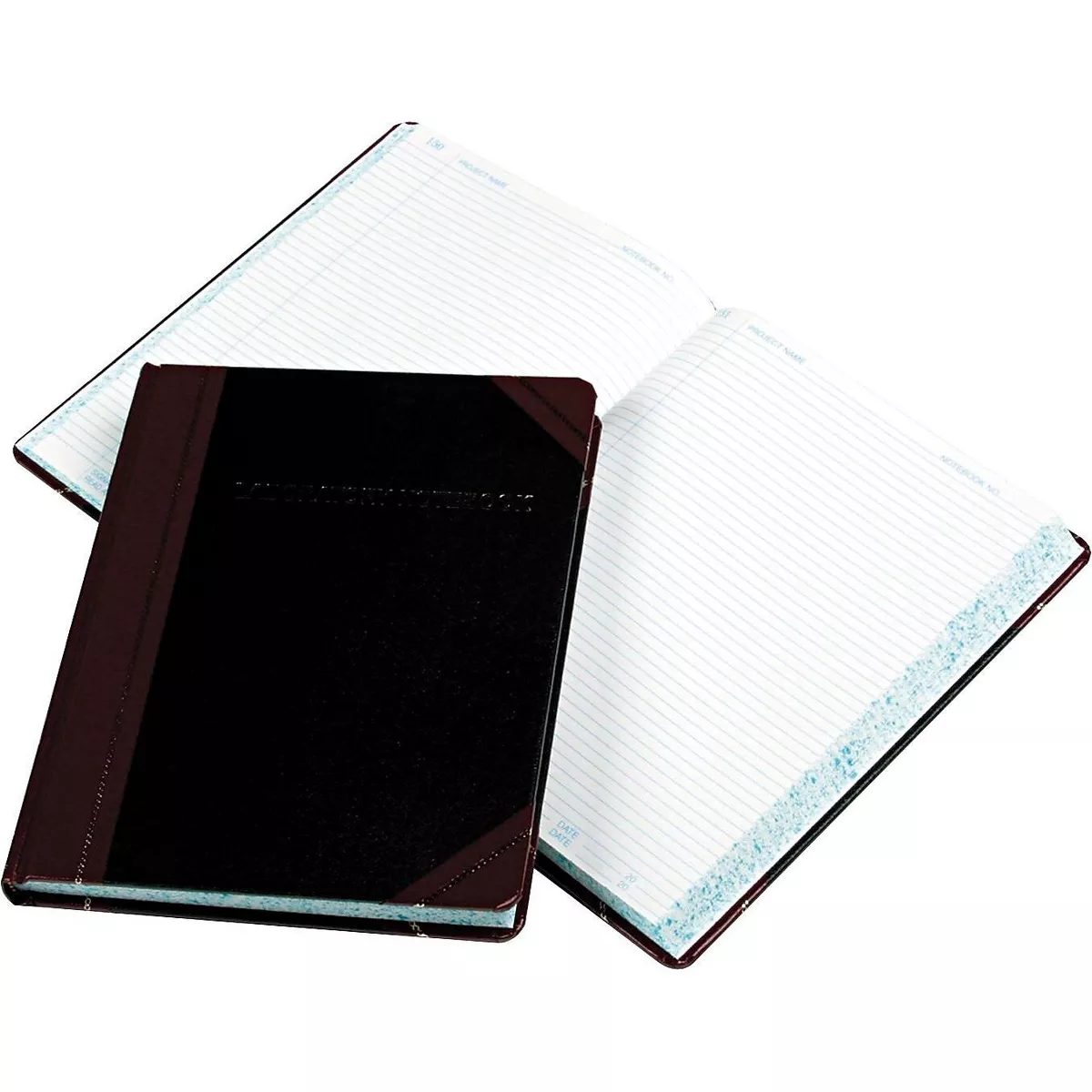 Boorum & Pease Laboratory Notebook Record Rule 10 3/8 x 8 1/8 White 300 Sheets L21300R