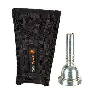 Protec A204 Large Brass Deluxe Padded Mouthpiece Pouch