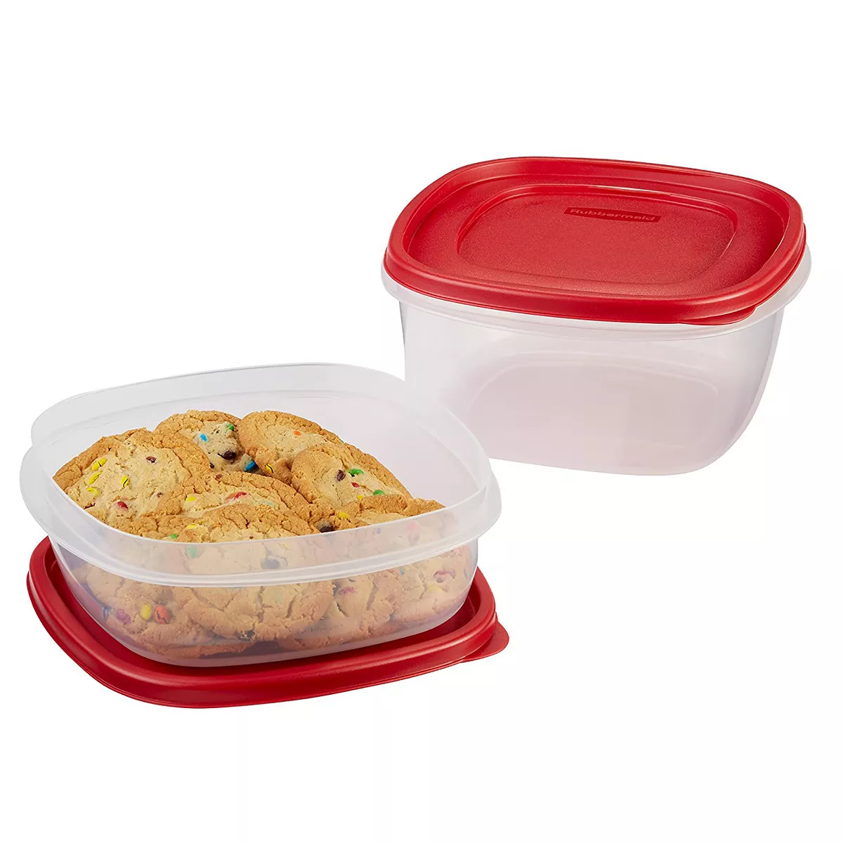 Rubbermaid 4pc Easy Find Lids Food Storage Containers Red