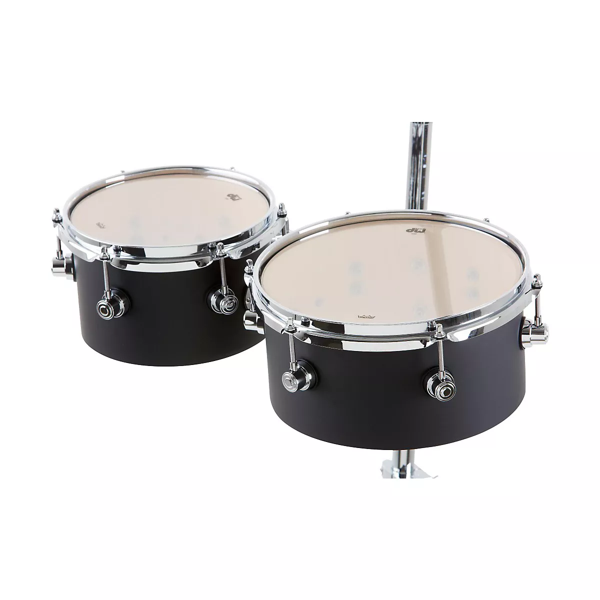DW Design Series Concert Tom Set with Mount 8/10 Inch Black Satin