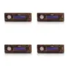 Pyle PLMRDK17 4 Inch In Dash LCD Display Multiple Input Stereo Radio Receiver for Cars, Boats, and Marine Watercraft Vehicles, Camo (4 Pack)