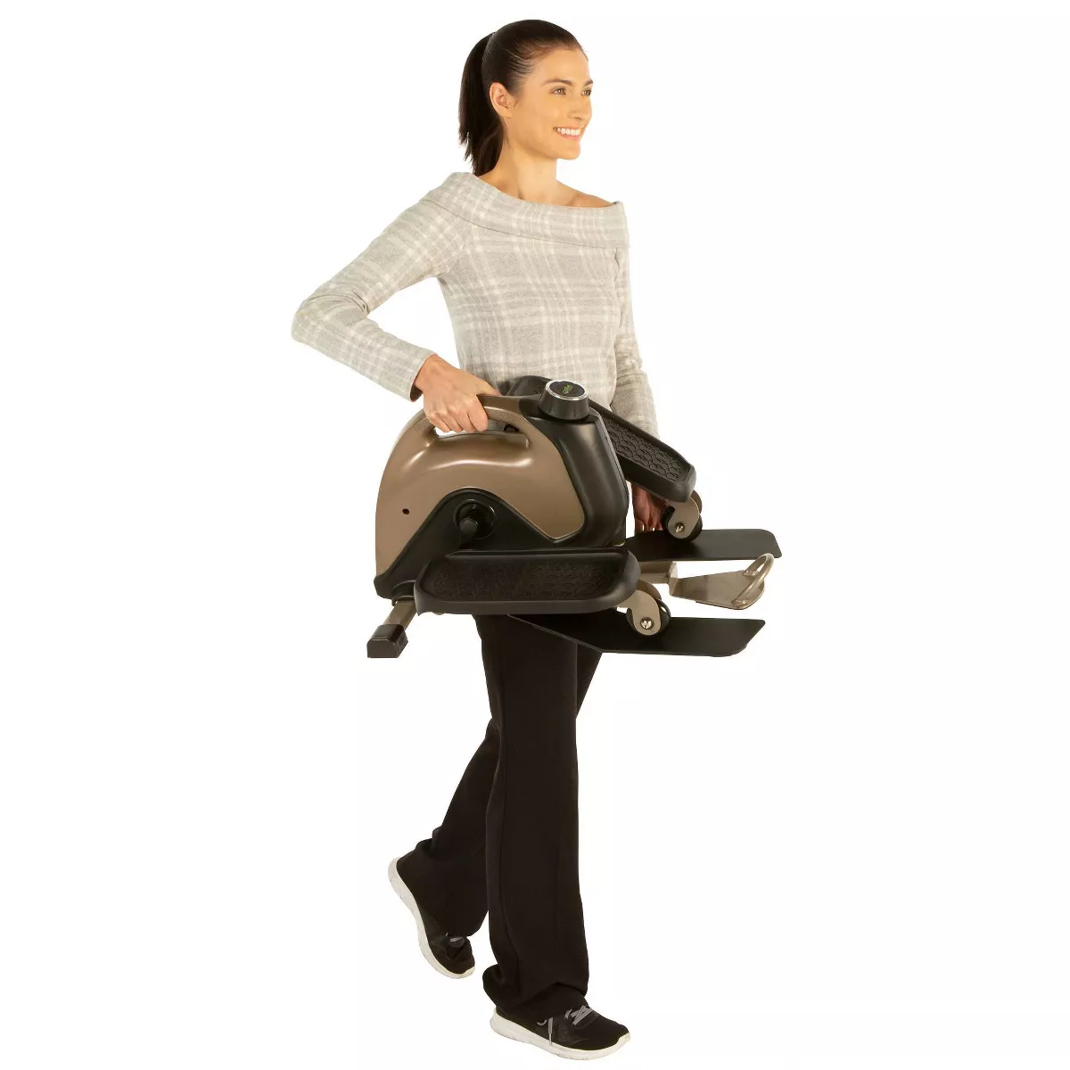 Exerpeutic Exerwork Bluetooth Desk Elliptical Machine