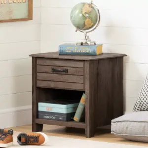 Ulysses 1-Drawer Nightstand Fall Oak - South Shore