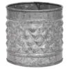 Stonebriar Antique Galvanized Metal Farmhouse Planter