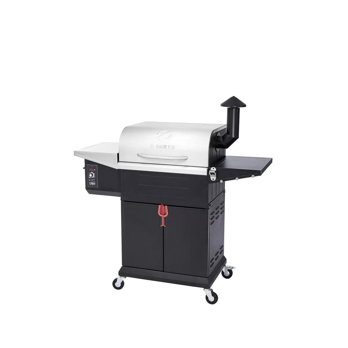 Z GRILLS ZPG-L600E 8 in 1 Wood Pellet Portable Steel Constructed Grill Smoker for Outdoor BBQ Cooking with Digital Temperature Control, 573 Sq In