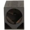 Q Power QBOMB12TB Single 12" Triangle Ported Car Audio Subwoofer Box Enclosure