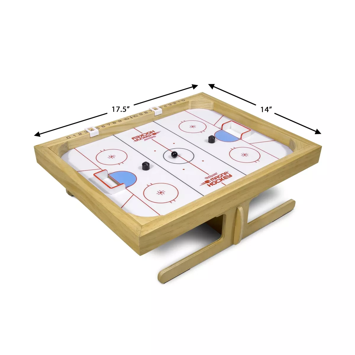 GoSports Magna Hockey Tabletop Board Magnetic Game of Skill with Built In Score Tracker for Kids and Adults