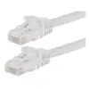 Monoprice Cat6 Ethernet Patch Cable - 10 Feet - White | Network Internet Cord - RJ45, Stranded, 550Mhz, UTP, Pure Bare Copper Wire, 24AWG - Flexboot