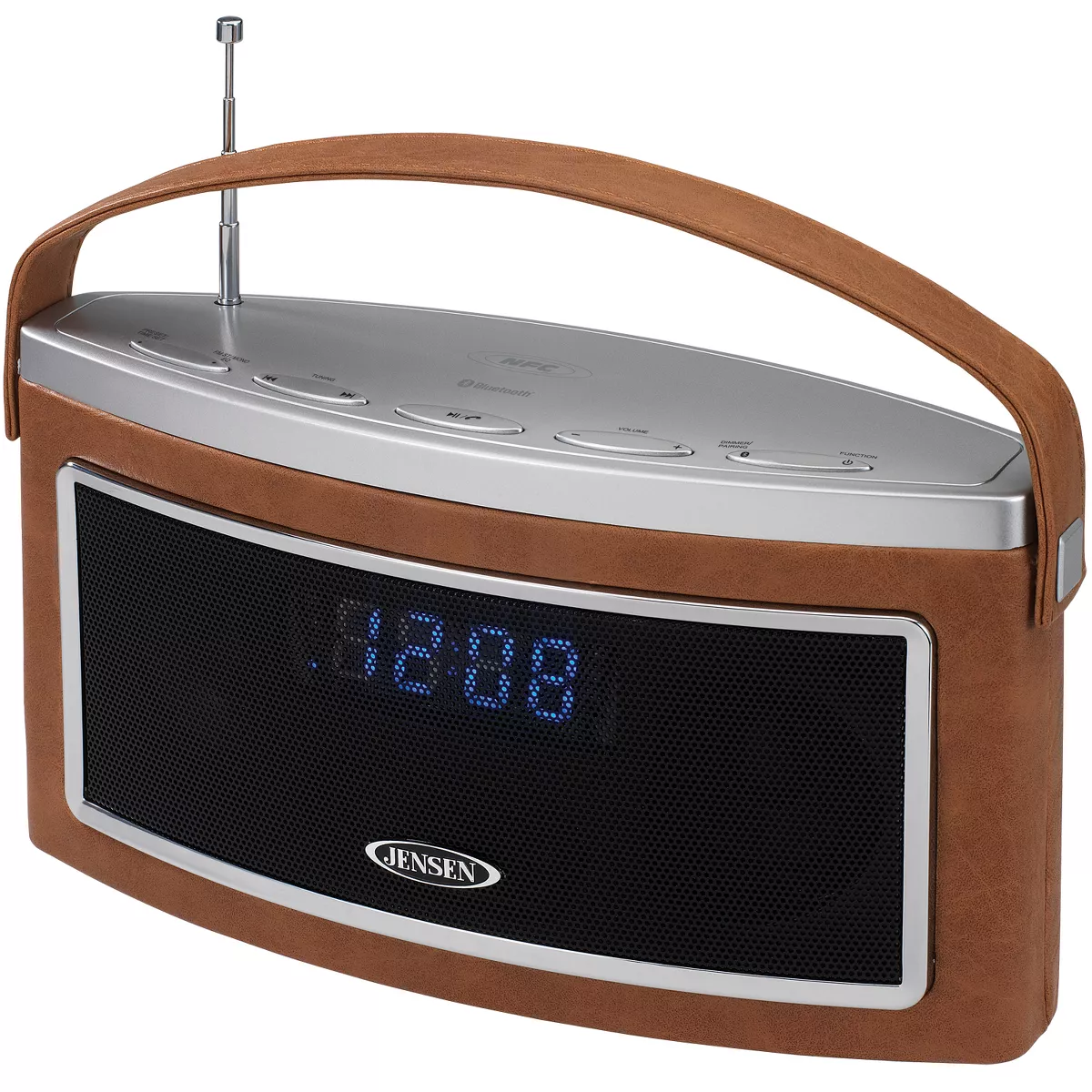JENSEN Wireless Bluetooth Stereo Speaker with FM Radio and Aux-In (SMPS-725)