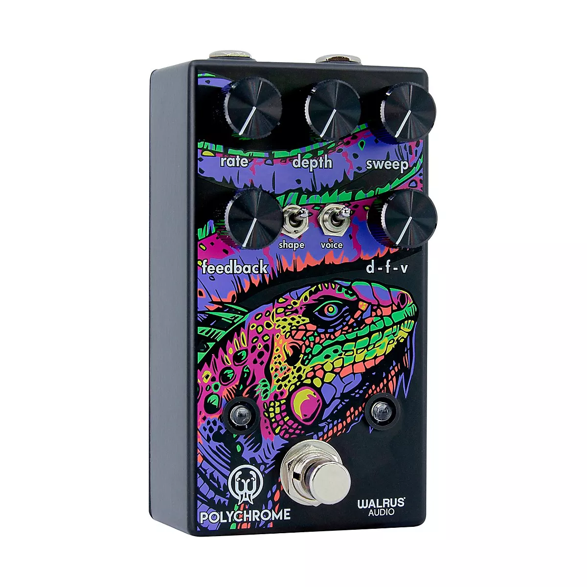 Walrus Audio Polychrome Flanger Effects Pedal Black