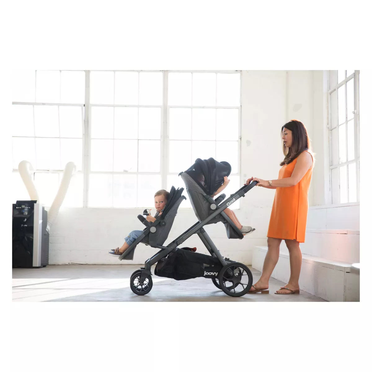 Joovy Qool Front Adapters - Black
