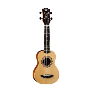 Luna Guitars Vintage Spruce Soprano Ukulele Satin Natural