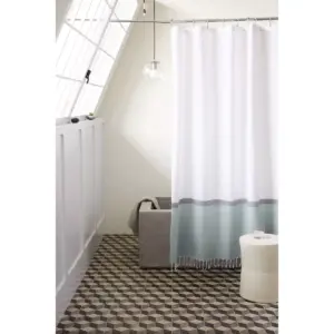 Woven Shower Curtain Green/White - Project 62™