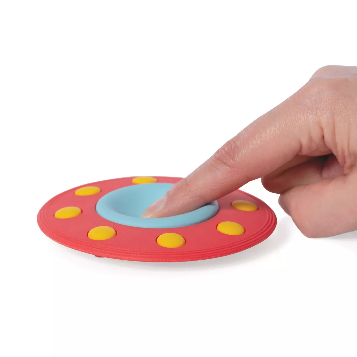 Manhattan Toy Space Themed Flying Saucer Silicone Teether