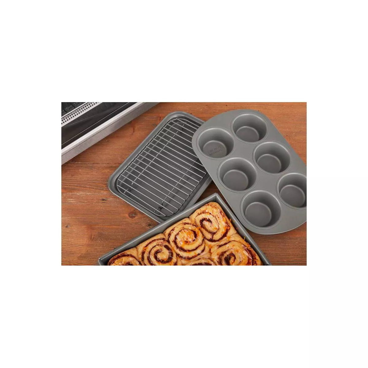 Chicago Metallic 4pc Toaster Oven Set