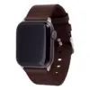 NFL Kansas City Chiefs Apple Watch Compatible Leather Band 42/44mm - Brown