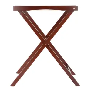 Devon Butler Table with Serving Tray Wood/Walnut - Winsome