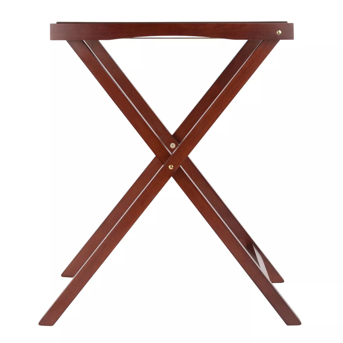 Devon Butler Table with Serving Tray Wood/Walnut - Winsome