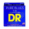 DR Strings PHR9/46 Pure Blues Nickel Lite'n'Heavy Electric Guitar Strings
