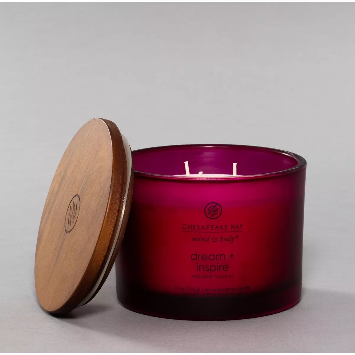 11oz Core Black Jar 3-Wick Candle Dream + Inspire - Mind & Body by Chesapeake Bay Candle