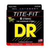 DR Strings Tite-Fit Nickel Plated Medium 8-String Electric Guitar Strings (10-75) Medium