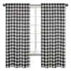 2pk Buffalo Check Window Panel Black and White - Sweet Jojo Designs